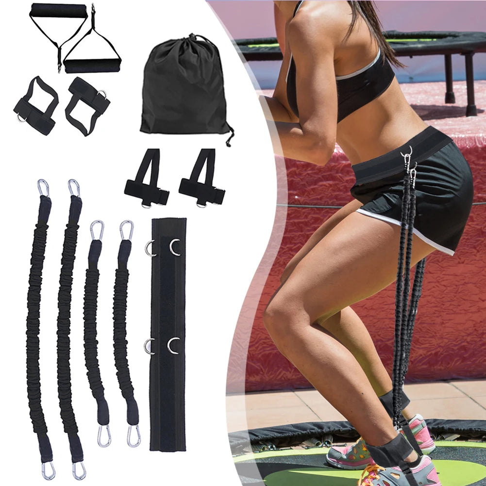 Sports Fitness Resistance Bands Stretching Strap Set