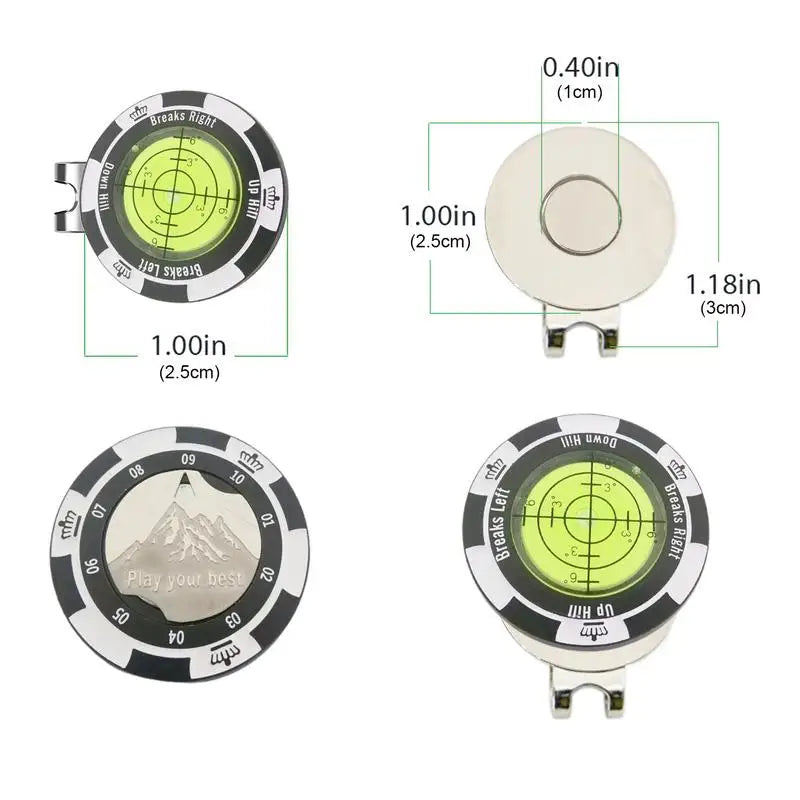 High Precision Golf Ball Putting Marker/Reader
