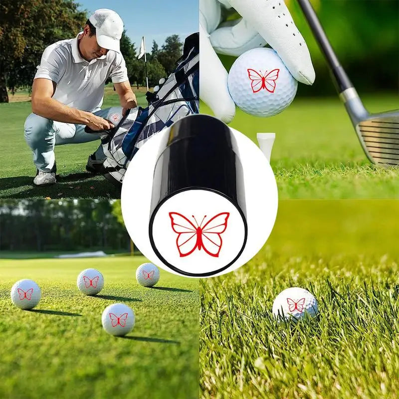 Waterproof, Self-Inking Golf Ball Stamp