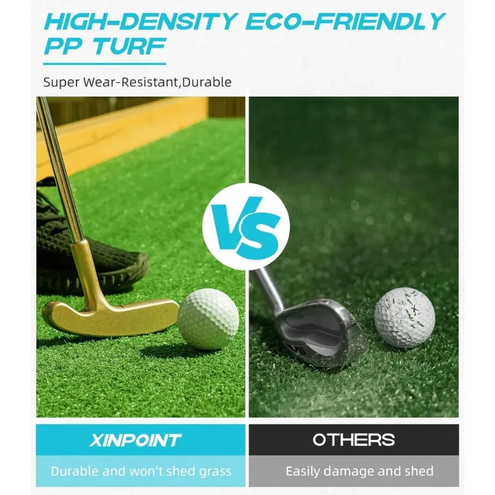 Golf Hitting Mat: 5 x 4 ft. for Home Backyard Driving Chipping