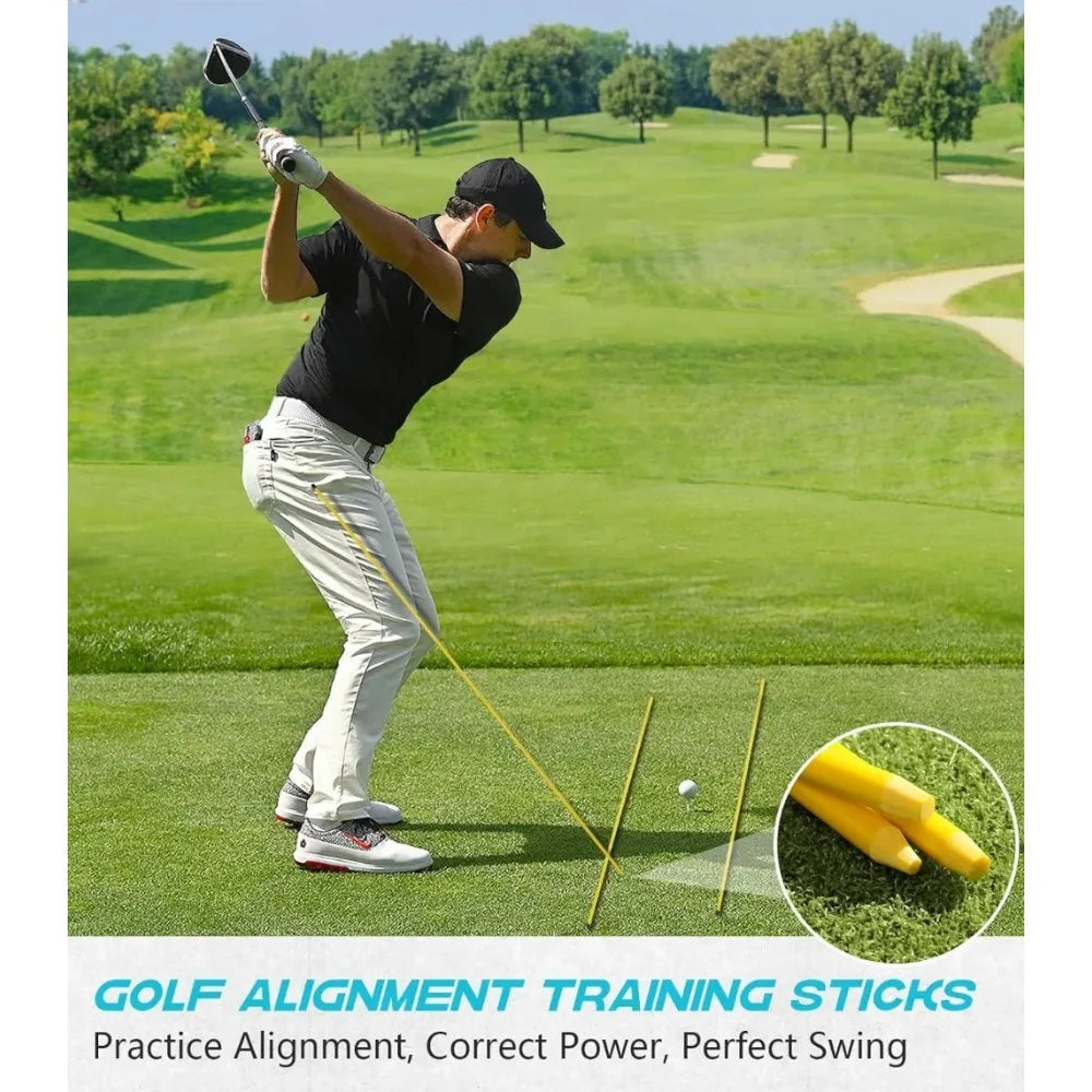Golf Hitting Mat: 5 x 4 ft. for Home Backyard Driving Chipping