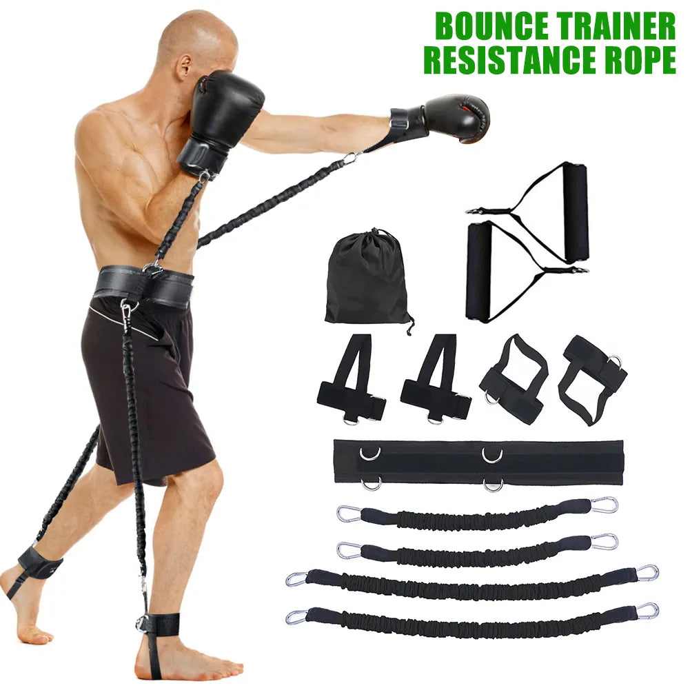 Sports Fitness Resistance Bands Stretching Strap Set