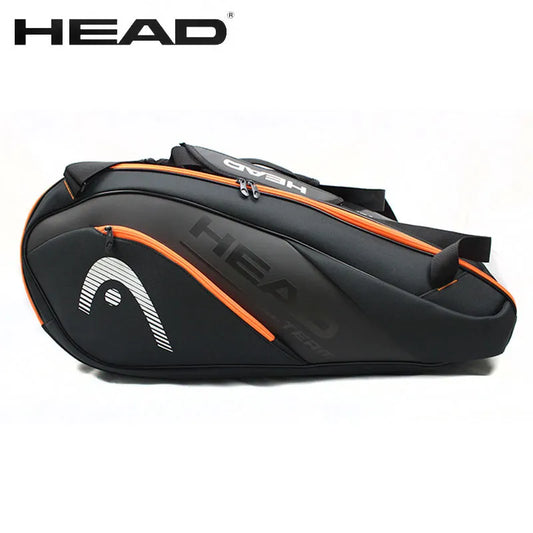 HEAD 6 Pieces Tennis Rackets Hard Shell Large Capacity Sports Bag