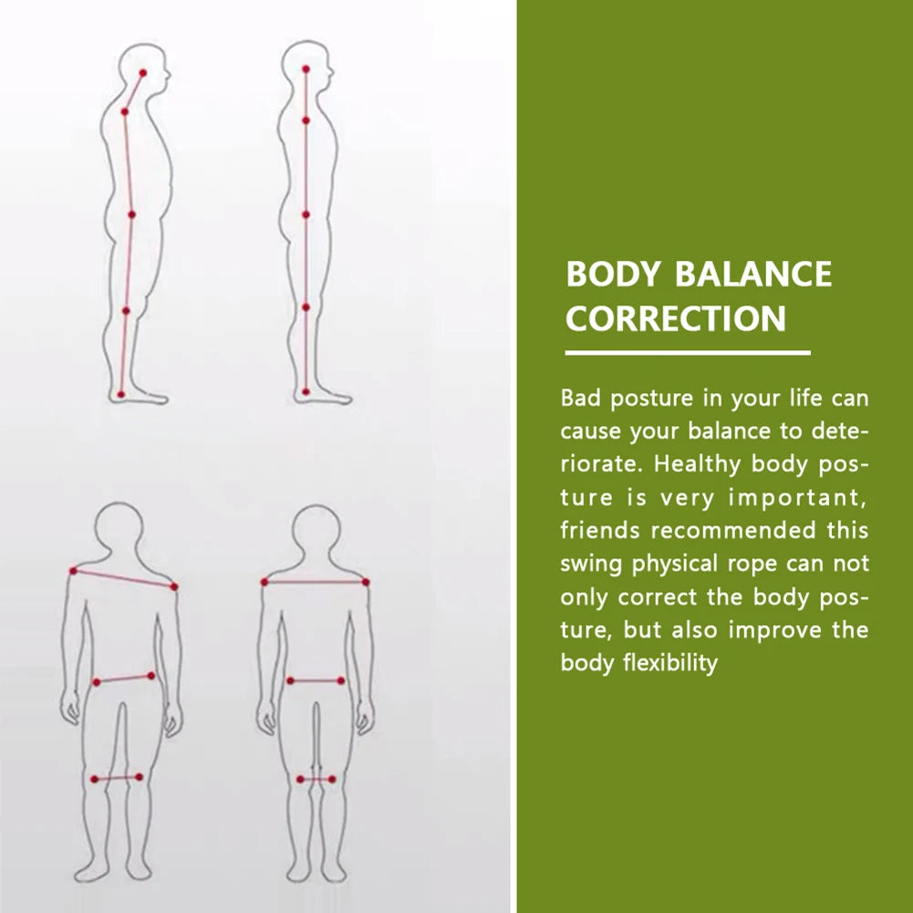 Golf Practice Elastic Postural Correction & Swing Trainer