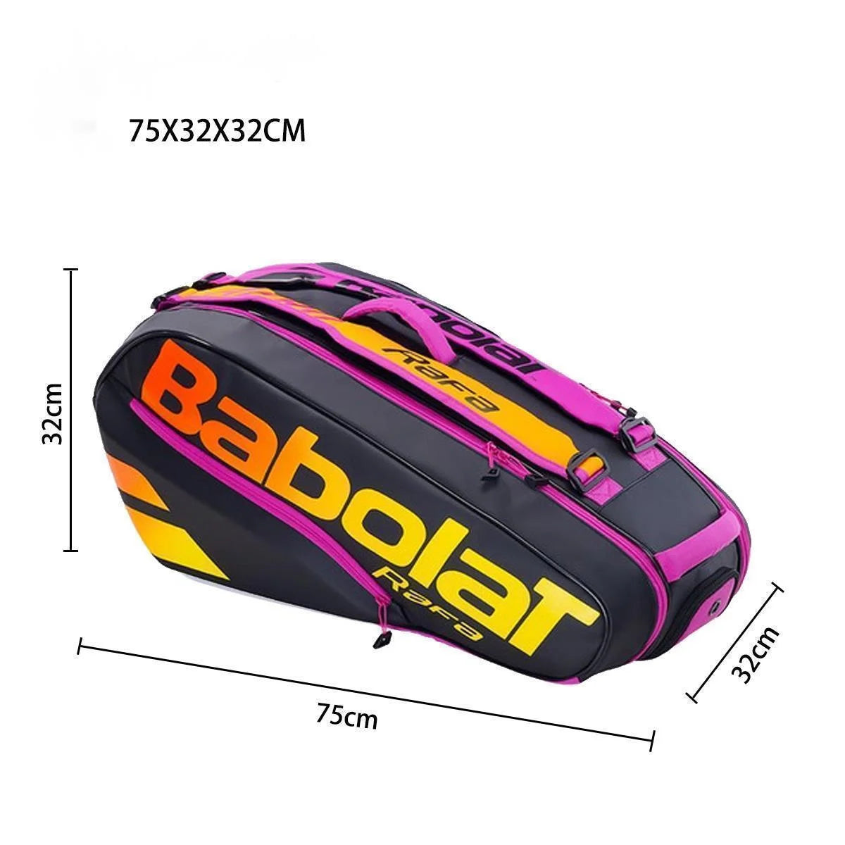 Original Babolat Tennis Racket Bag Aero Tennis Bag For 6 Tennis Rackets Men's Women's Large Capacity Tennis Backpack Sports Bag