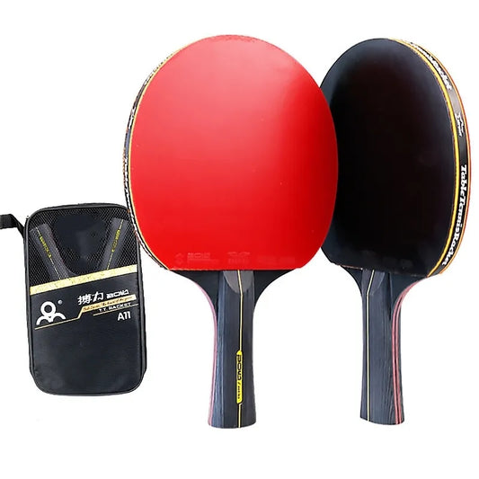 2PCS Professional 6 Star Table Tennis/Ping Pong Racquet