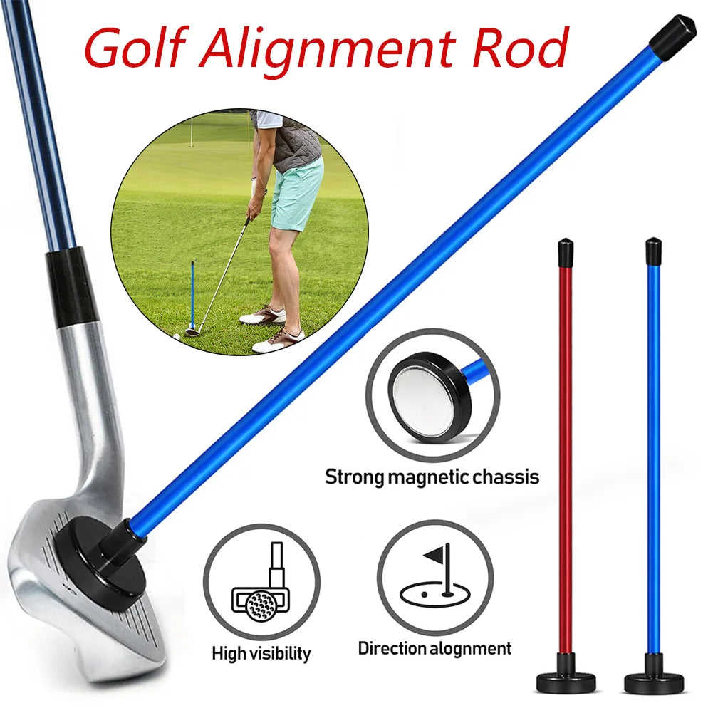 Magnetic Golf Swing Alignment Rod