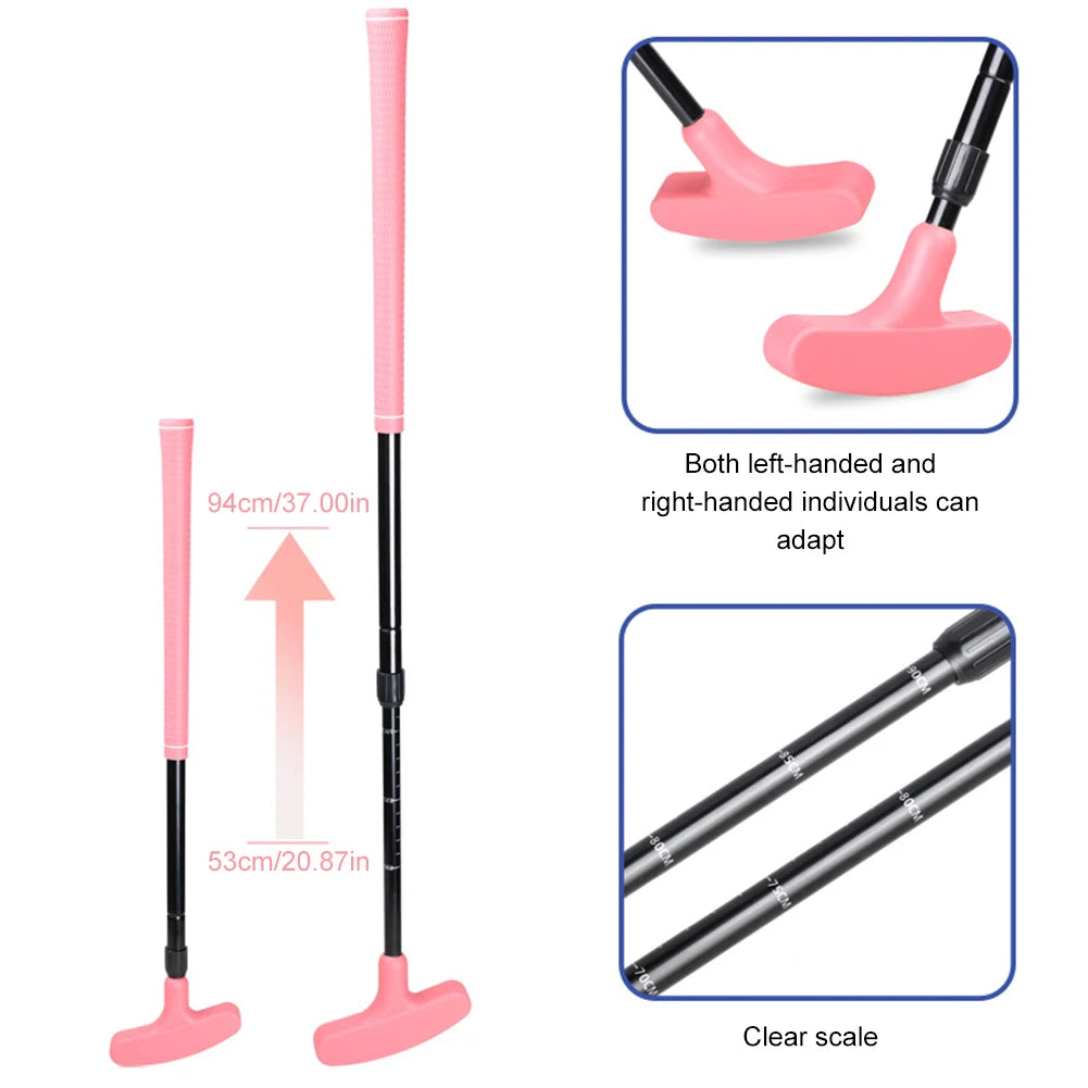 Adjustable Length 2-Way Golf Putter - Children/Teenagers, Adults