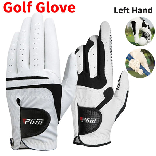 Golf Gloves Leather/Lambskin Wear-Resistant Left Hand