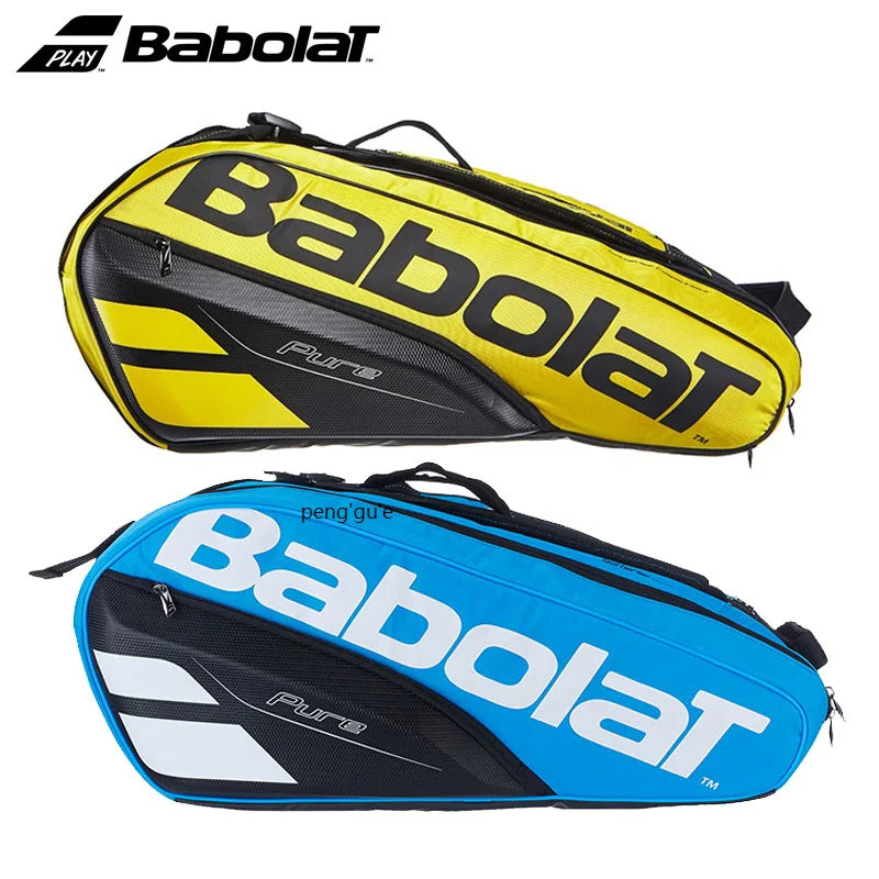 Original Babolat Tennis Racket Bag Aero Tennis Bag For 6 Tennis Rackets Men's Women's Large Capacity Tennis Backpack Sports Bag