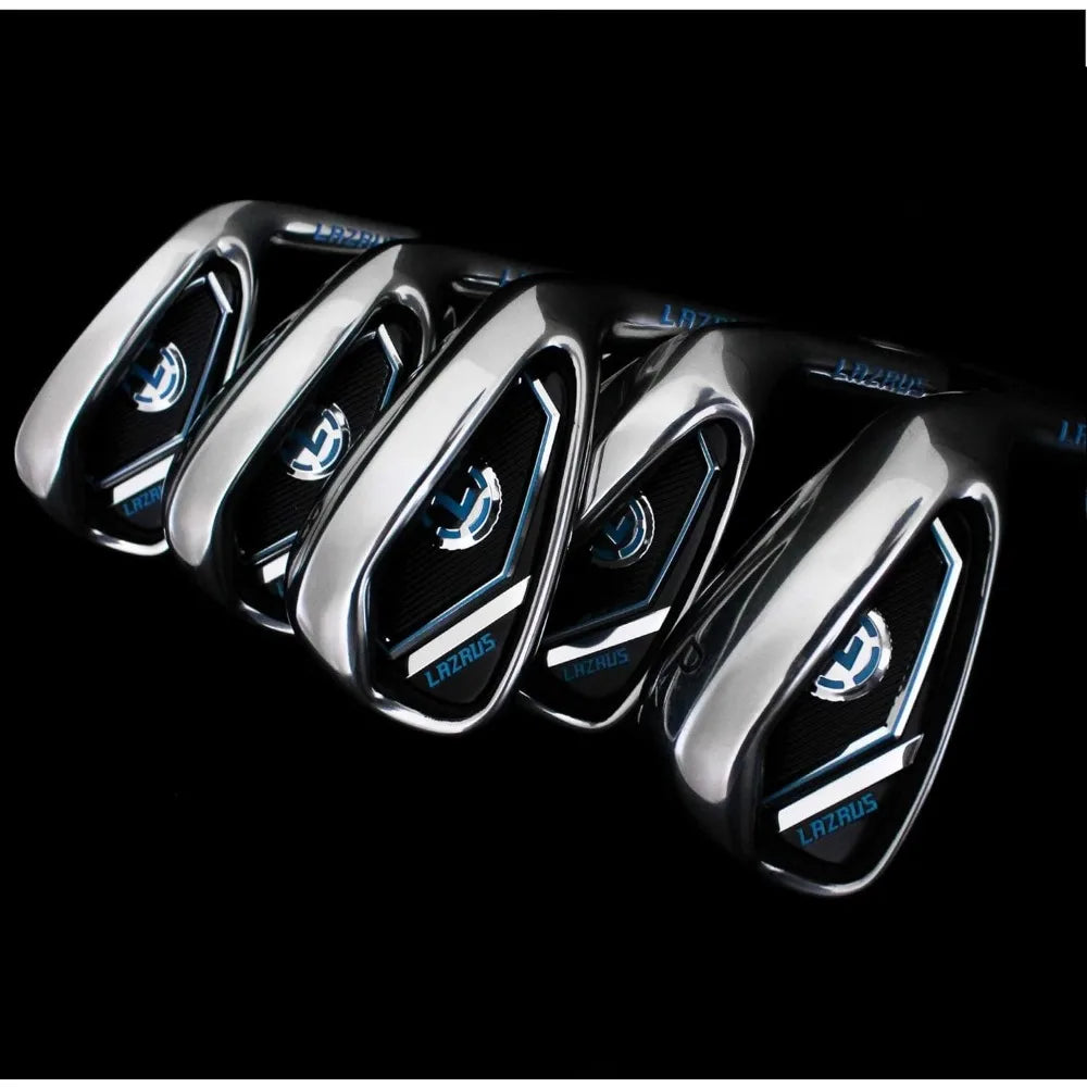 Lazrus Premium Golf Irons 7-Piece Set (4,5,6,7,8,9,PW) or Driving Irons (2&3), Custom Grips