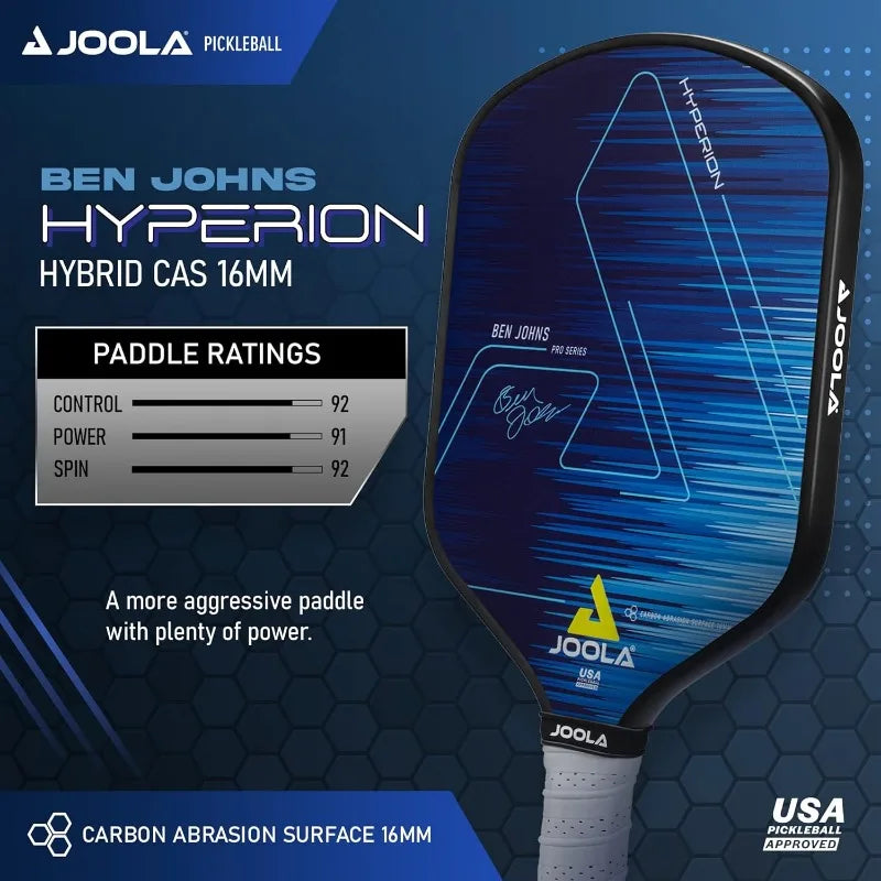 Ben Johns Hyperion CAS Pickleball Paddle - Carbon Abrasion Surface