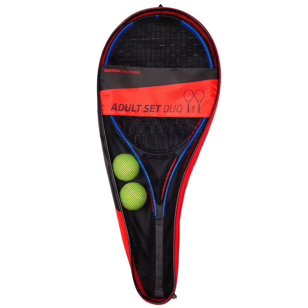 Adult  Lightweight Tennis Racquet Set, Balls, Bag