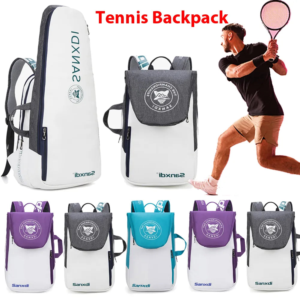 Sanxdi Large Capacity Racquet Bag 3 Rackets Backpack