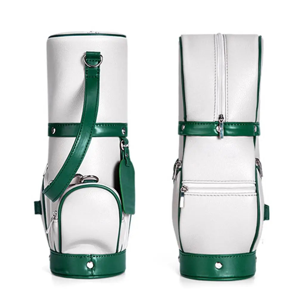 Small Cross-body Golf Bag for Golfing Accessories PU Leather