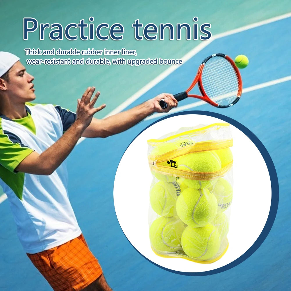 12Pcs Pressure Training High Bounce Tennis Balls