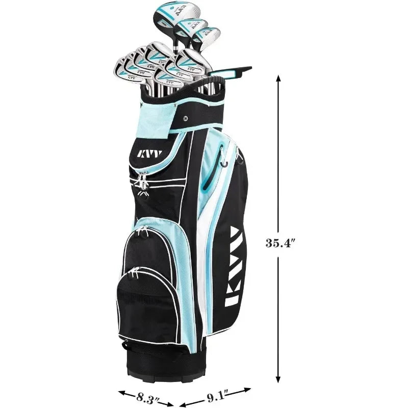 KVV Sports Complete Golf Clubs Set W/Bag